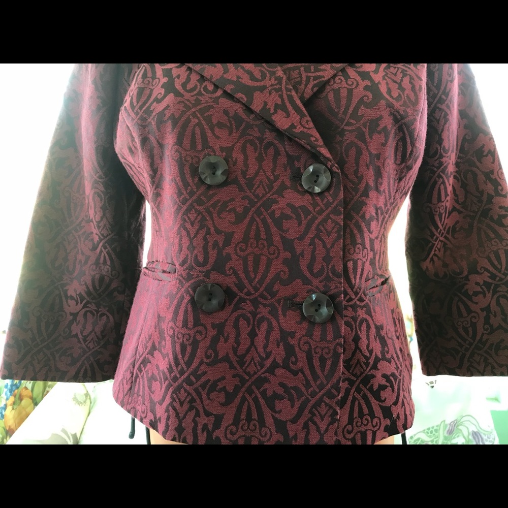 Liz Claiborne Axcess Double Breasted Blazer - Picture 3 of 8
